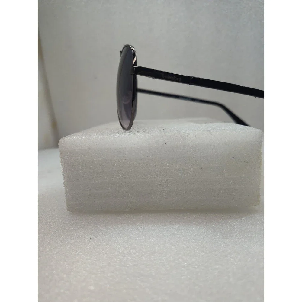 Timberland TB7160 Black Polarized Aviator Metal Sunglasses Frame 60-12-135